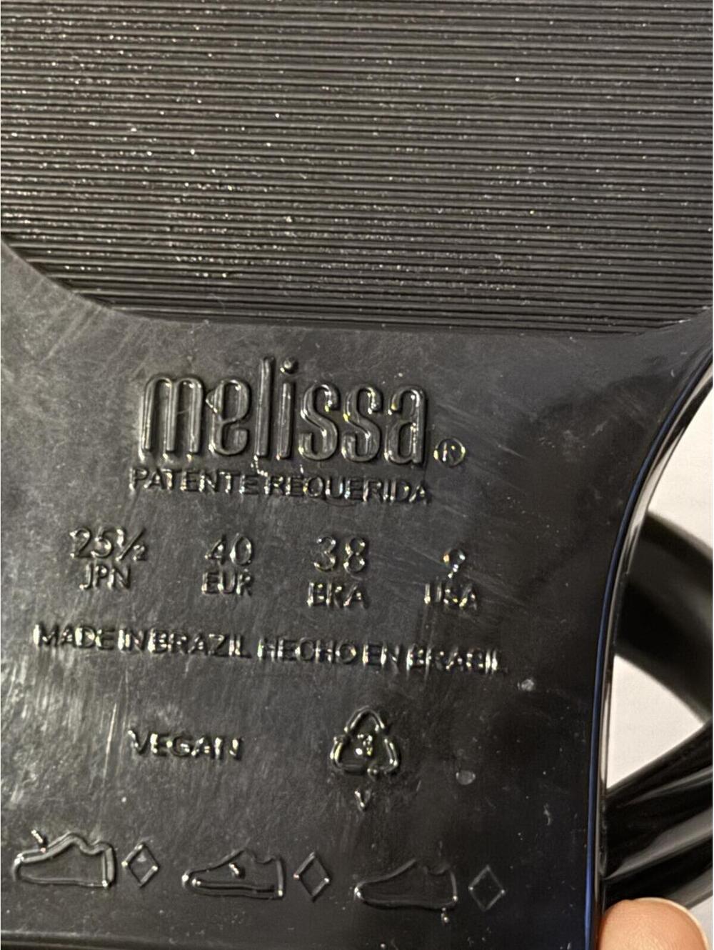 Melissa Black Rubber Sandals - Picture 3 of 3
